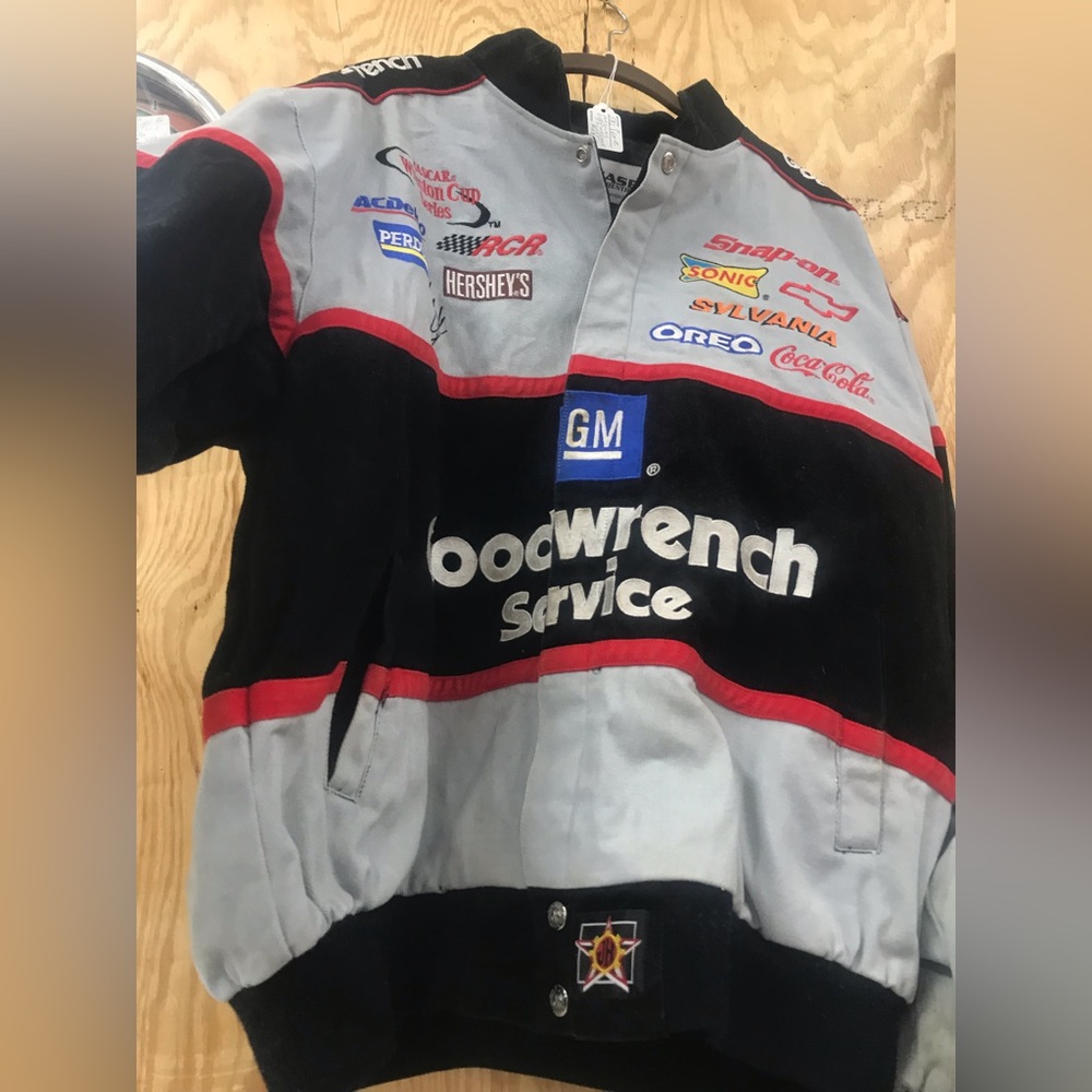 Vtg. Authentic Chase Race Car Jacket No. 29, Size: Xl